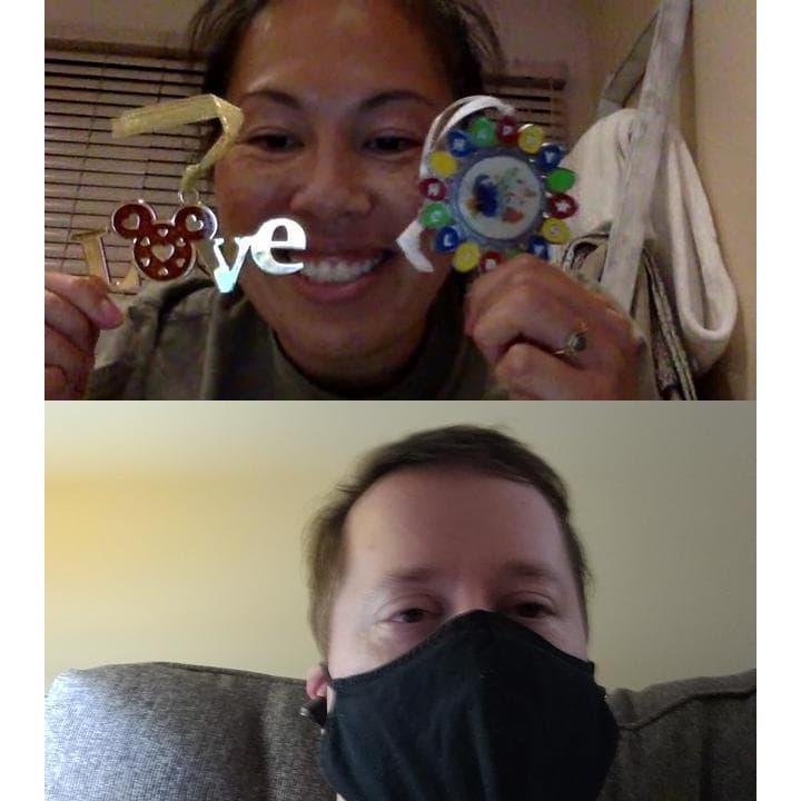 Thankful for the technology to celebrate Christmas together even though we're hundreds of miles apart