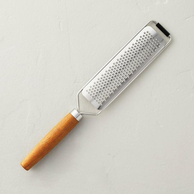 Wood & Stainless Steel Citrus Zester Silver/Brown - Hearth & Hand™ with Magnolia