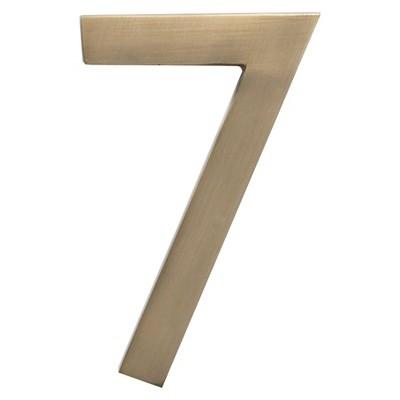 Architectural Mailboxes 5" House Number 7 - Antique Brass