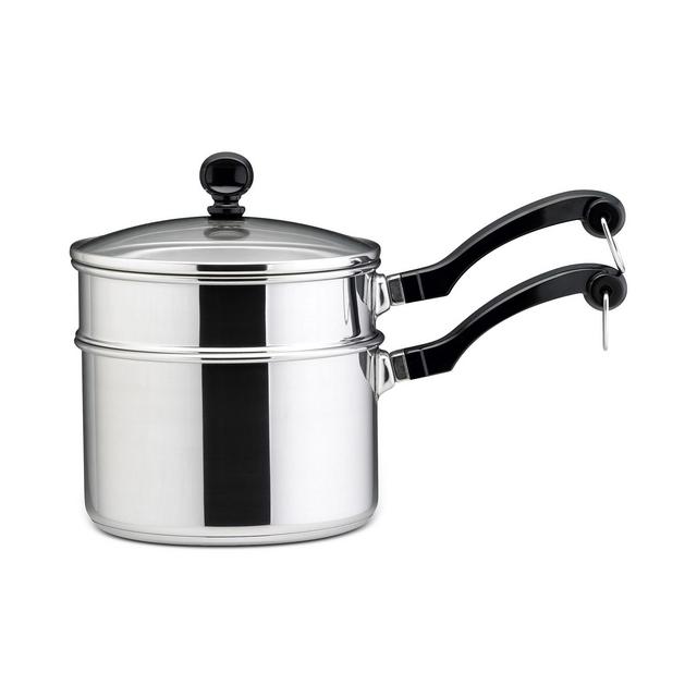Farberware Classic Stainless Steel 2-Qt. Saucepan & Double Boiler