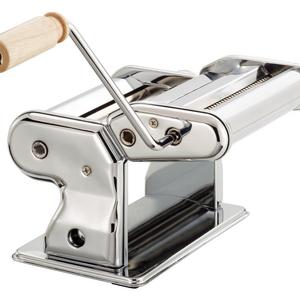 Fantes Pasta Machine, Chromed Steel with Wood Handle, The Italian Market Original since 1906