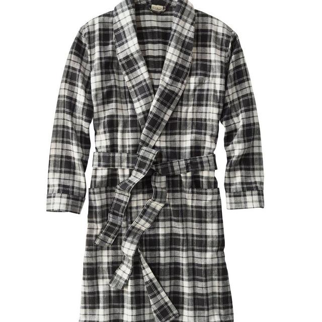 Men's Scotch Plaid Flannel Robe