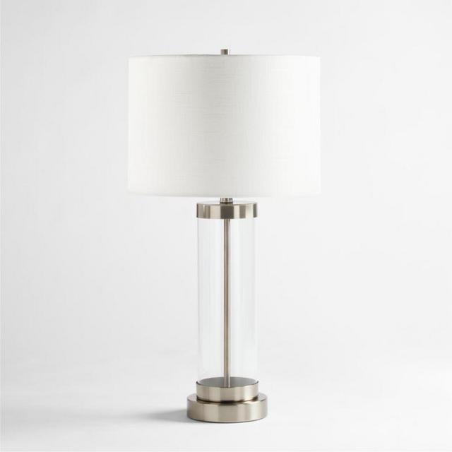 Crate & Barrel Promenade Nickle Table Lamp