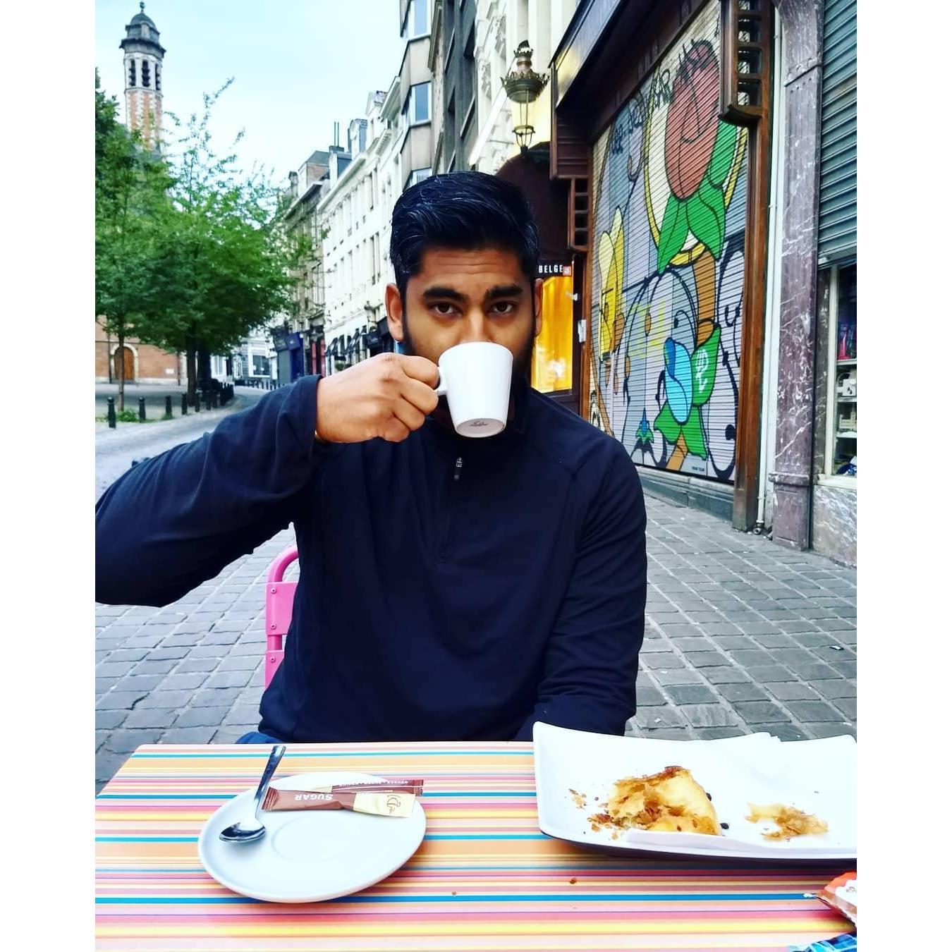 Sahin and Carrie share a passion for trying new things and traveling together.
Brussels, Belgium Sept. 2018.