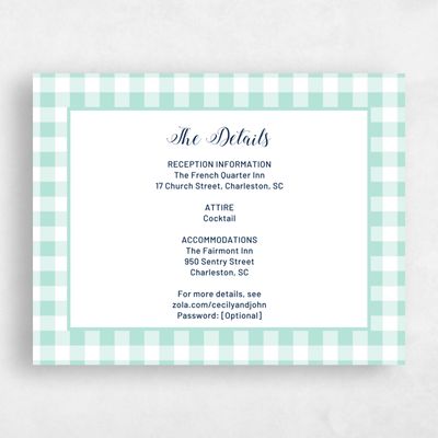 Mint, Green Wedding Enclosure - August