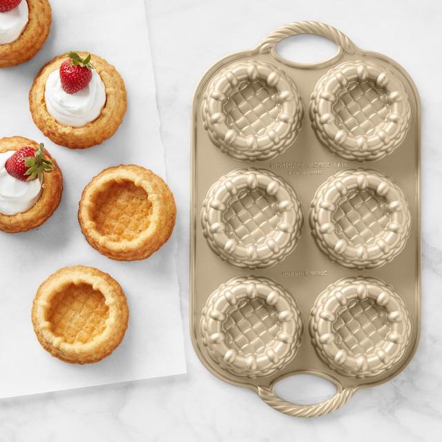 Nordic Ware Cast Aluminum Shortcake Baskets Pan