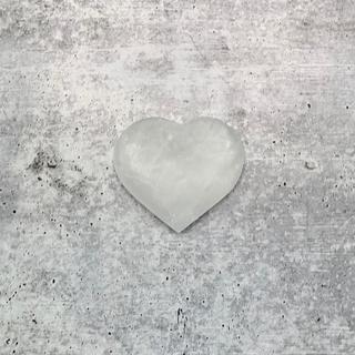 Personalized Flat Selenite Heart