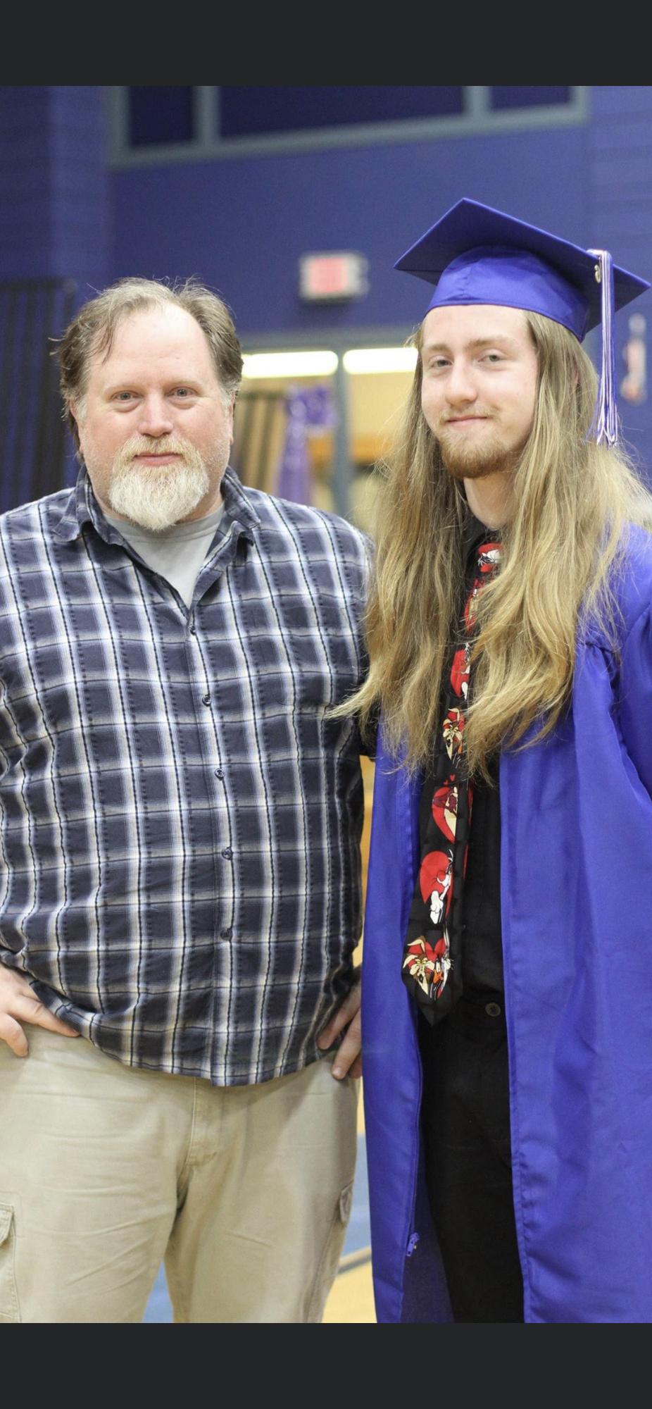 A photo of Christian and his Father Shawn