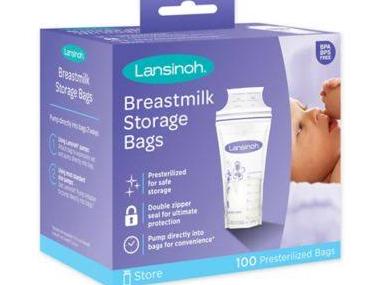 Lansinoh® 100-Count Breastmilk Storage Bags