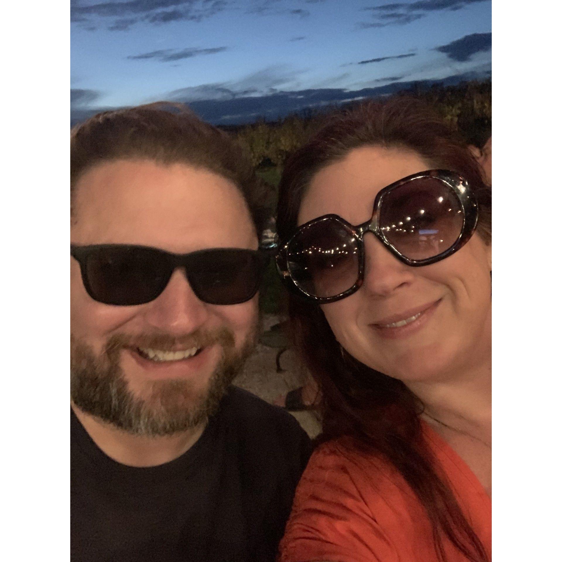 We wear our sunglasses at night...