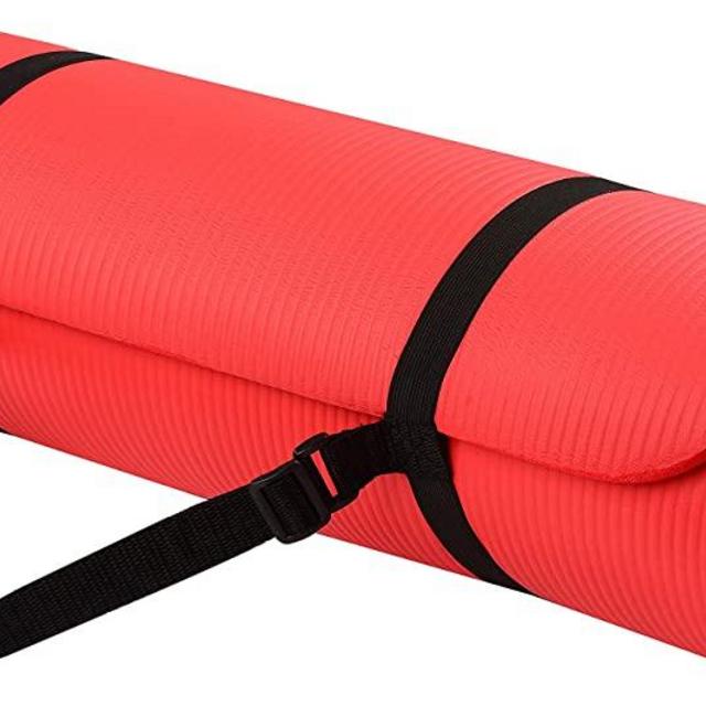 BalanceFrom GoYoga All-Purpose 1/2-Inch Extra Thick High Density Anti-Tear Exercise Yoga Mat with Carrying Strap