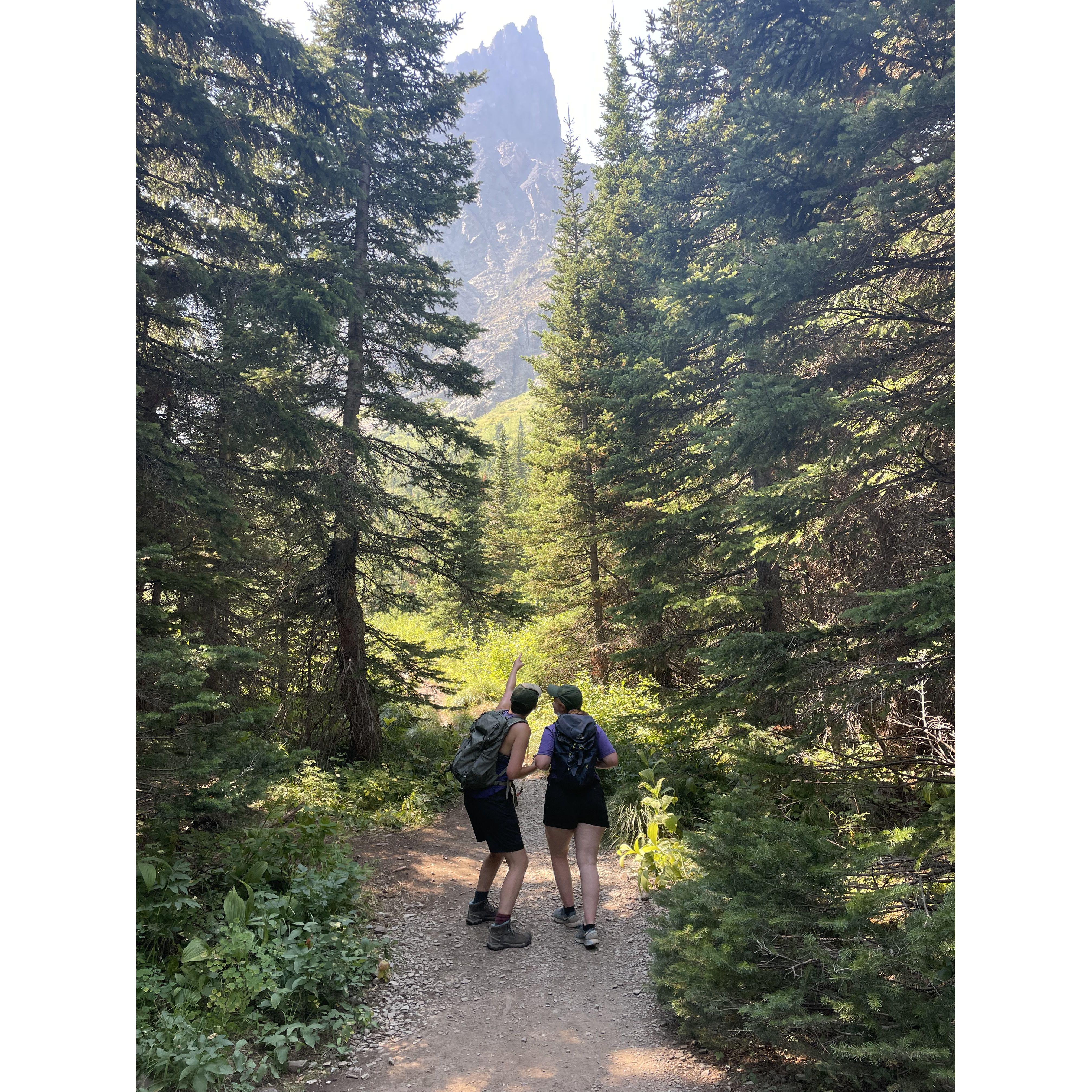Hiking together is one of our favorite activities! This was a fantastic French family trip to Glacier National Park.