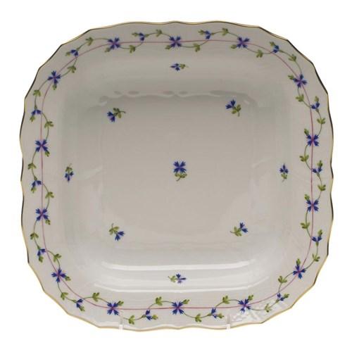 Herend Blue Garland Square Fruit Dish