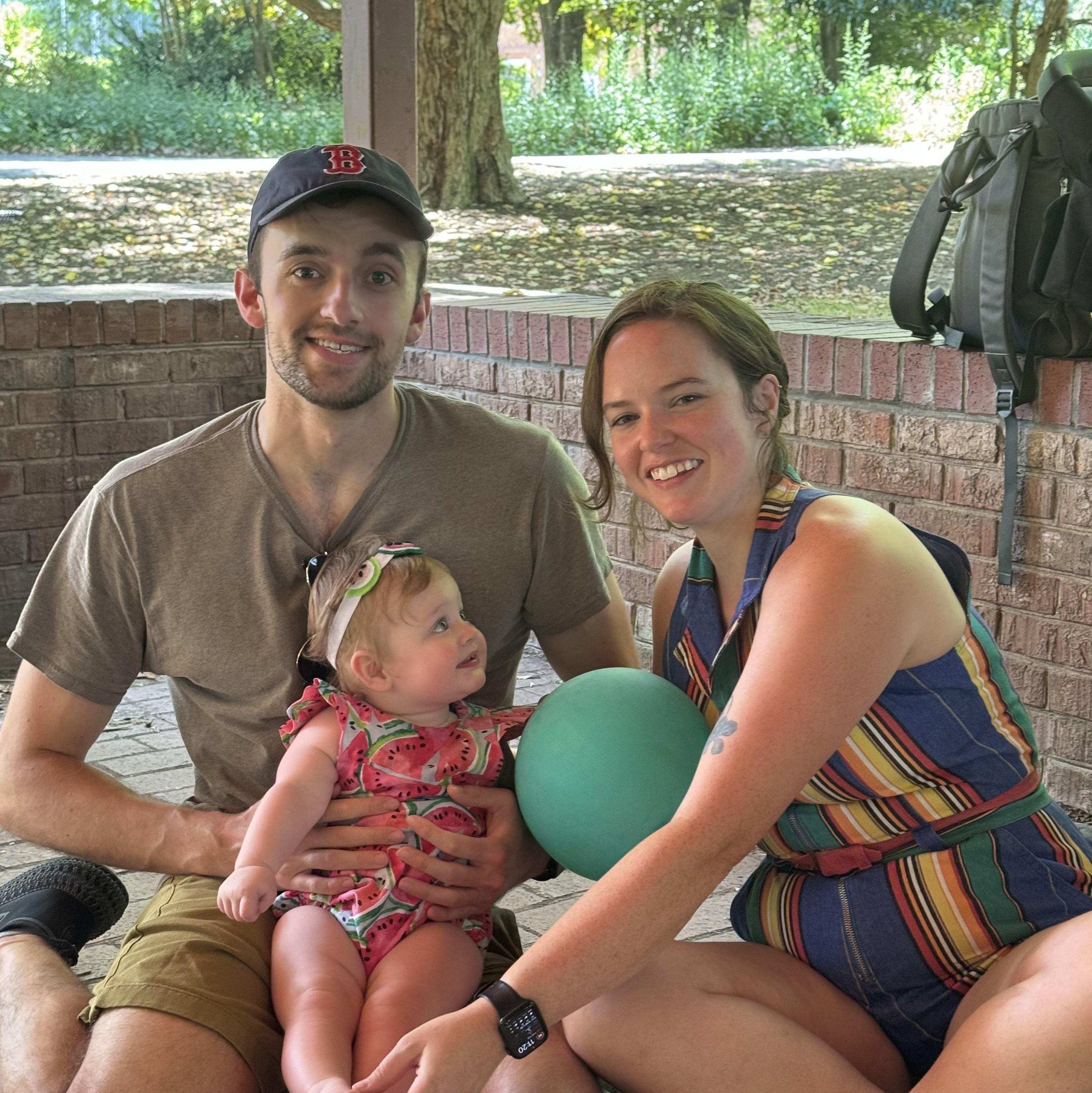 Paul and me with his niece Margot!
