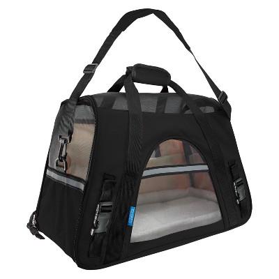 Paws & Pals Soft-Sided Pet Carrier - Black - Large
