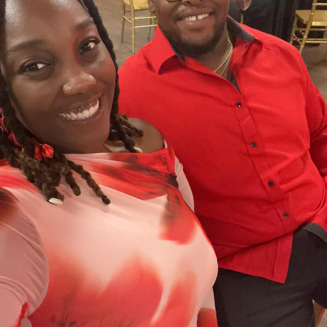 Birthday dinner in our all Red ❤️