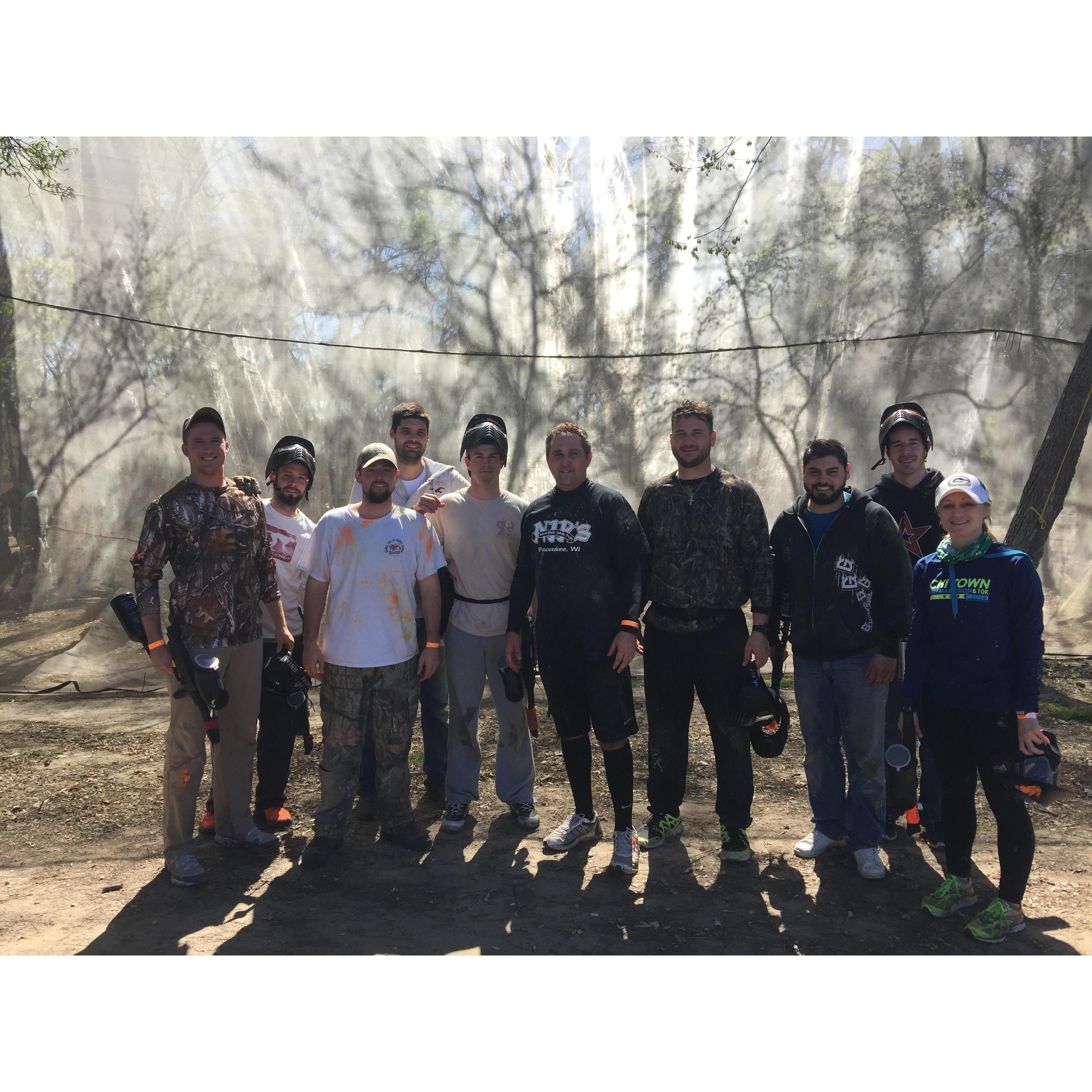 Paintball for Brandon's Birthday