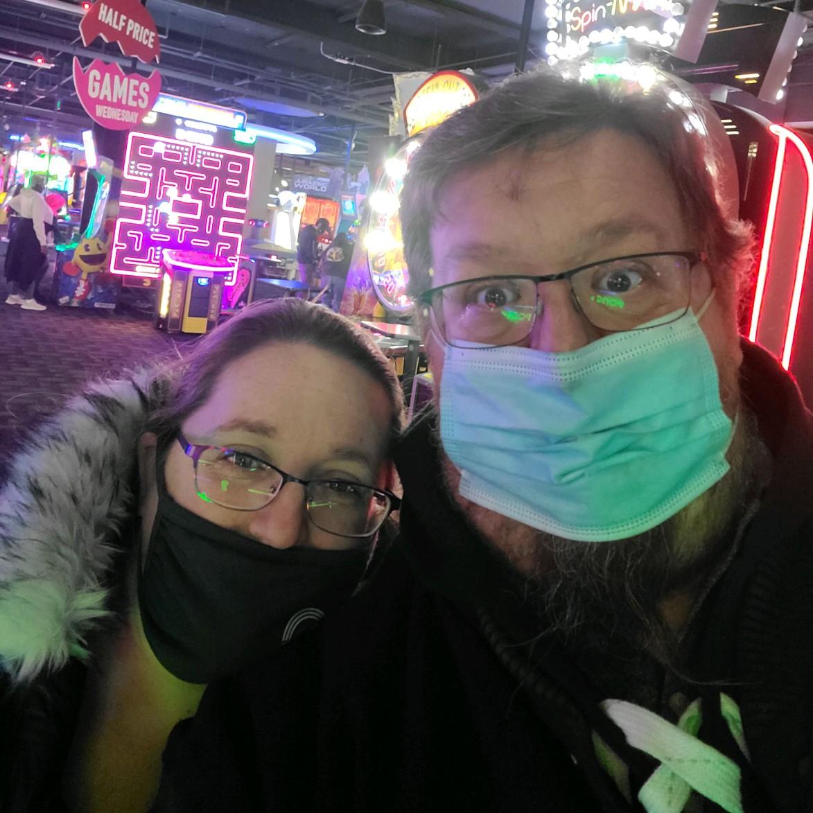 Impromptu date night at Dave and Busters ~ Feb 2021