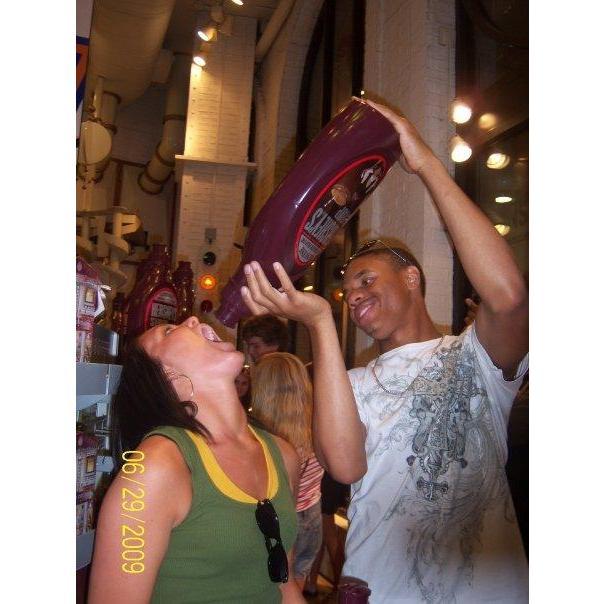 We have always been goofy together even as friends.
New York 2009
