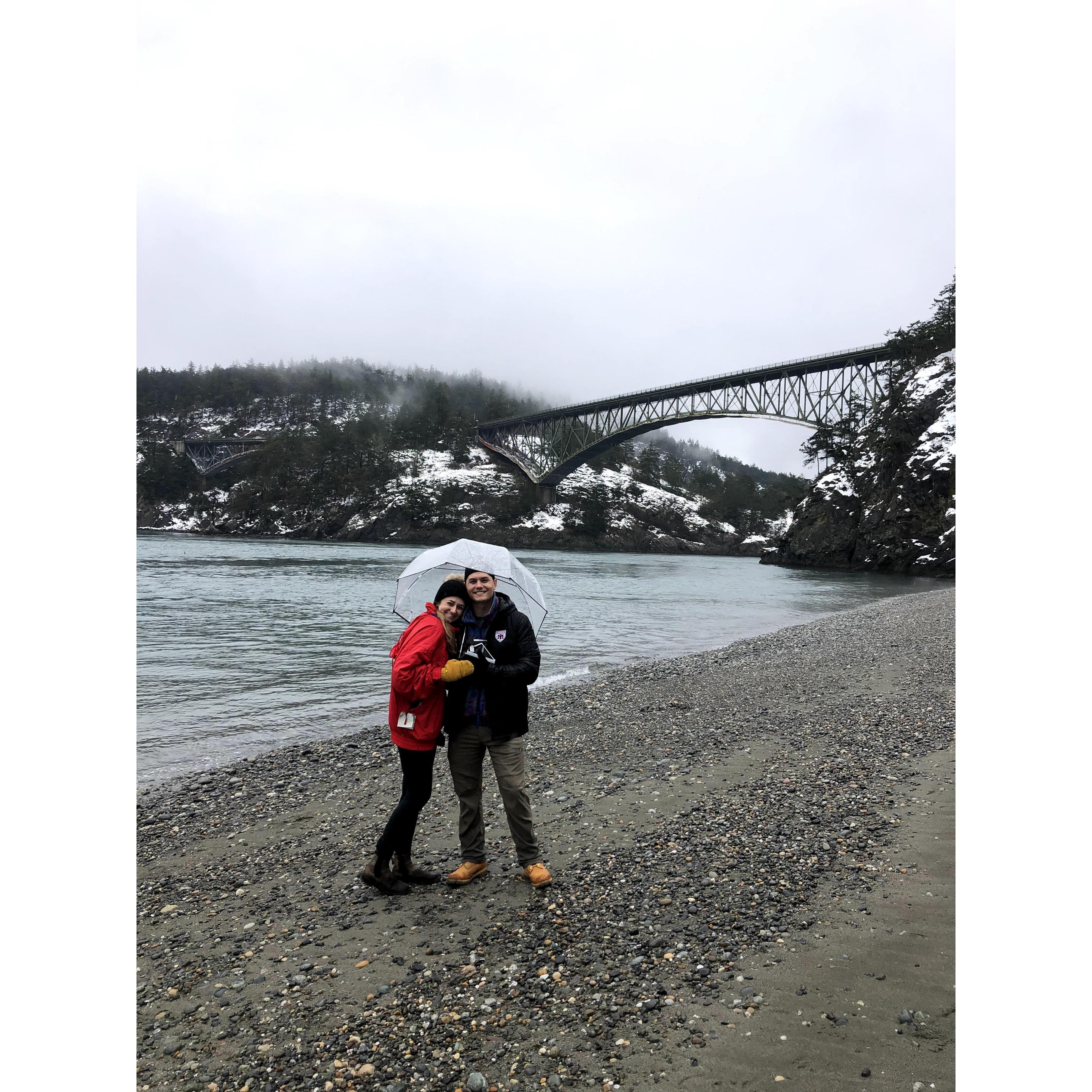 Day date at Deception Pass (which would eventually be where Kaiden popped the question!!!) - February 2021