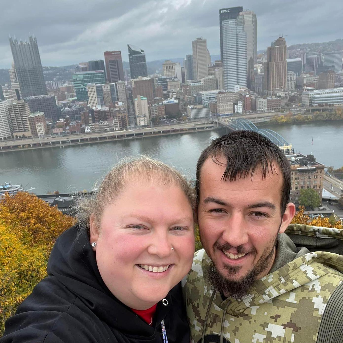 Our first road trip together. Pittsburgh, PA Oct. 2023