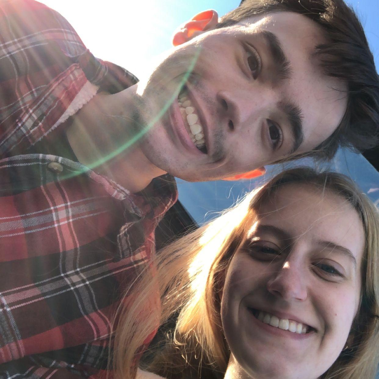 This photo was taken within the first 6 months of us dating! (Oct 2020)