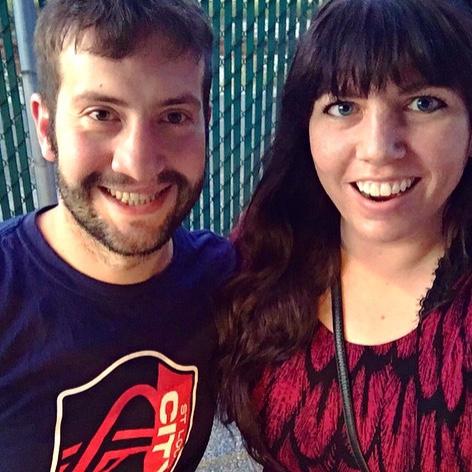 Our first photo together!