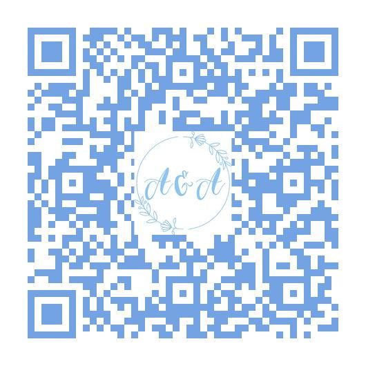 Snap Sharer:
We welcome you to upload any pictures and videos from our big day. Please scan the QR code, or visit website at https://snapsharer.com/webhooks/event/e5055174-cd59-4843-90ec-3e662649a69c/