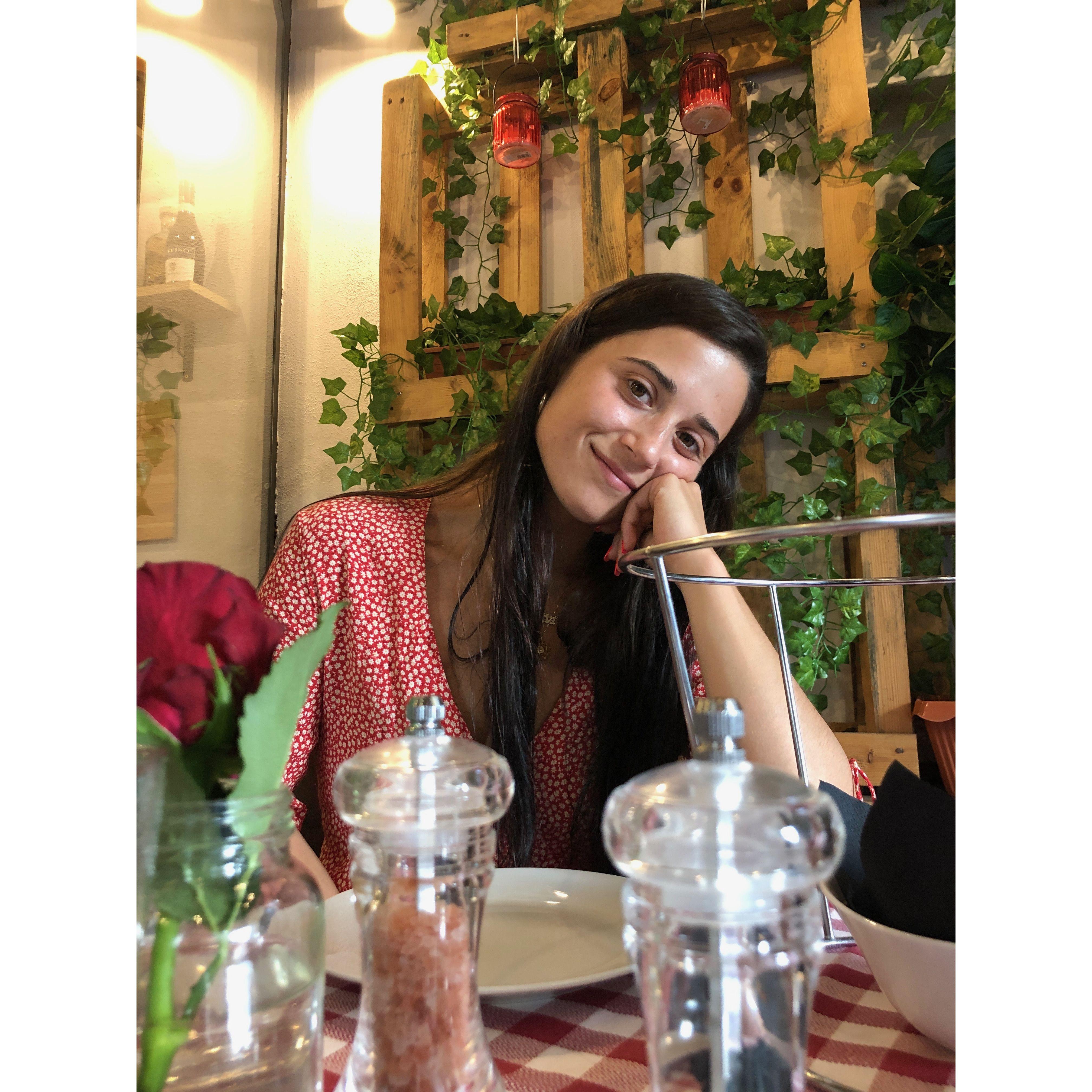 FIRST MEAL IN FLORENCE