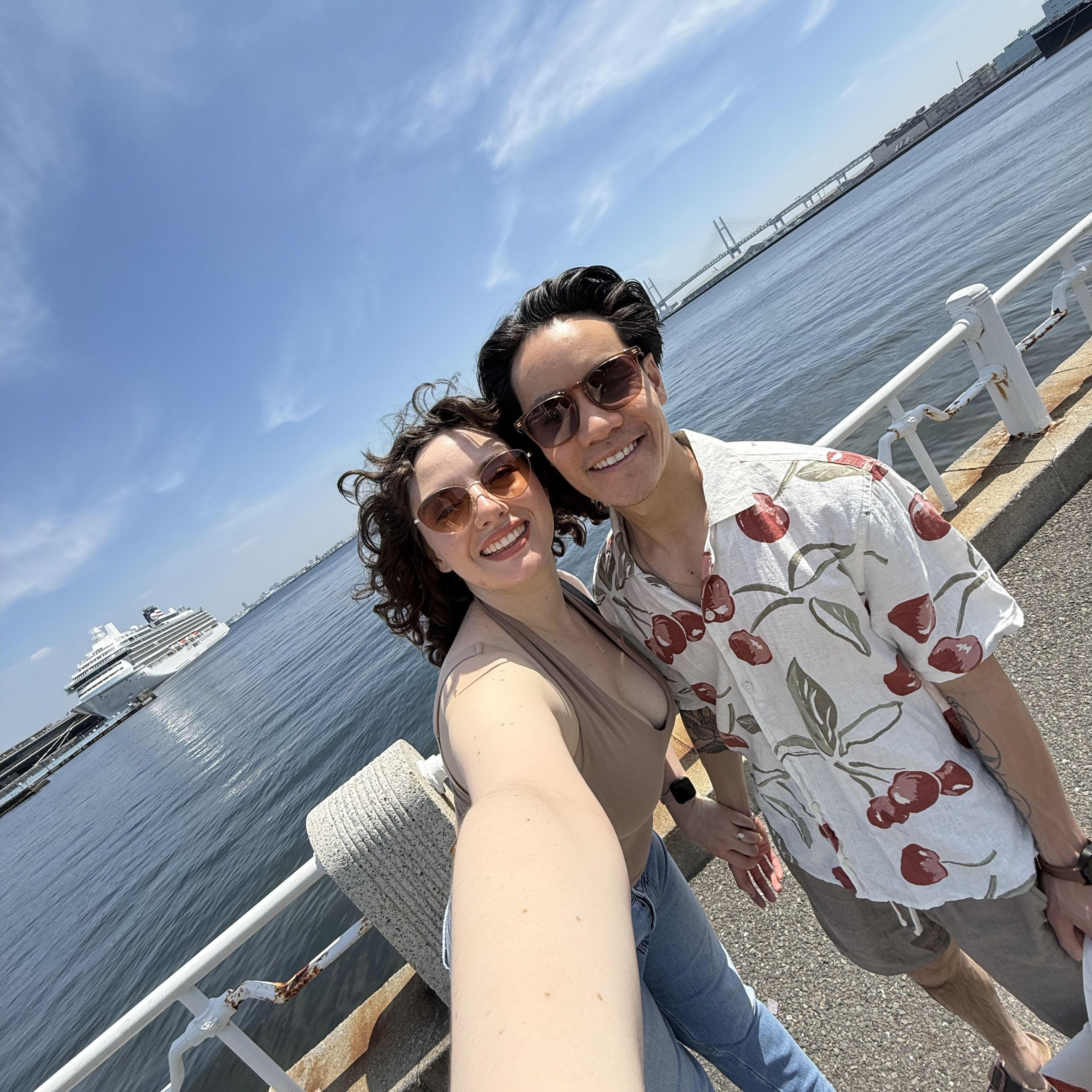 Sea air and sunshine in Yokohama