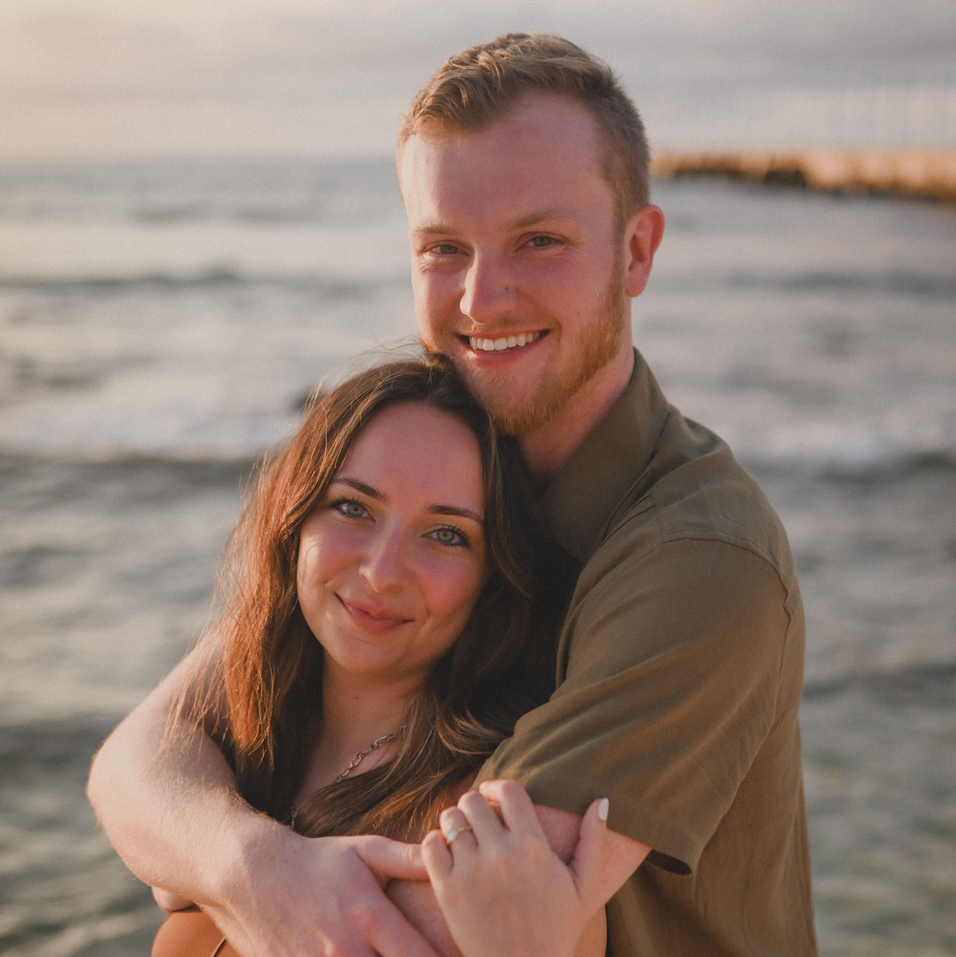 Fun fact: We took our engagement photos at 6 AM in Playa Del Carmen running on 30 minutes of sleep.