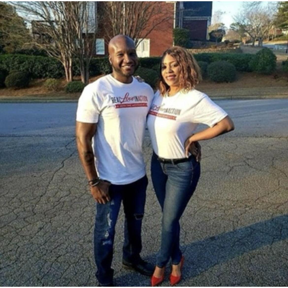 In Atlanta sporting our Real Love In Action t-shirts at the "Real Love" event.