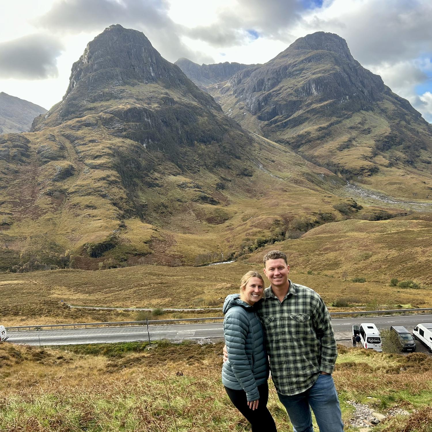 The Scottish highlands