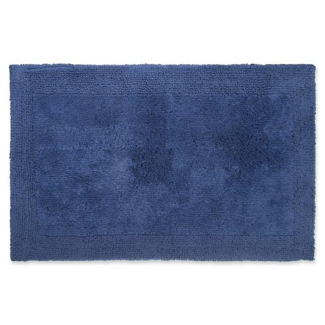 Wamsutta® Ultra Fine Reversible 17" x 24" Bath Rug in Denim Blue