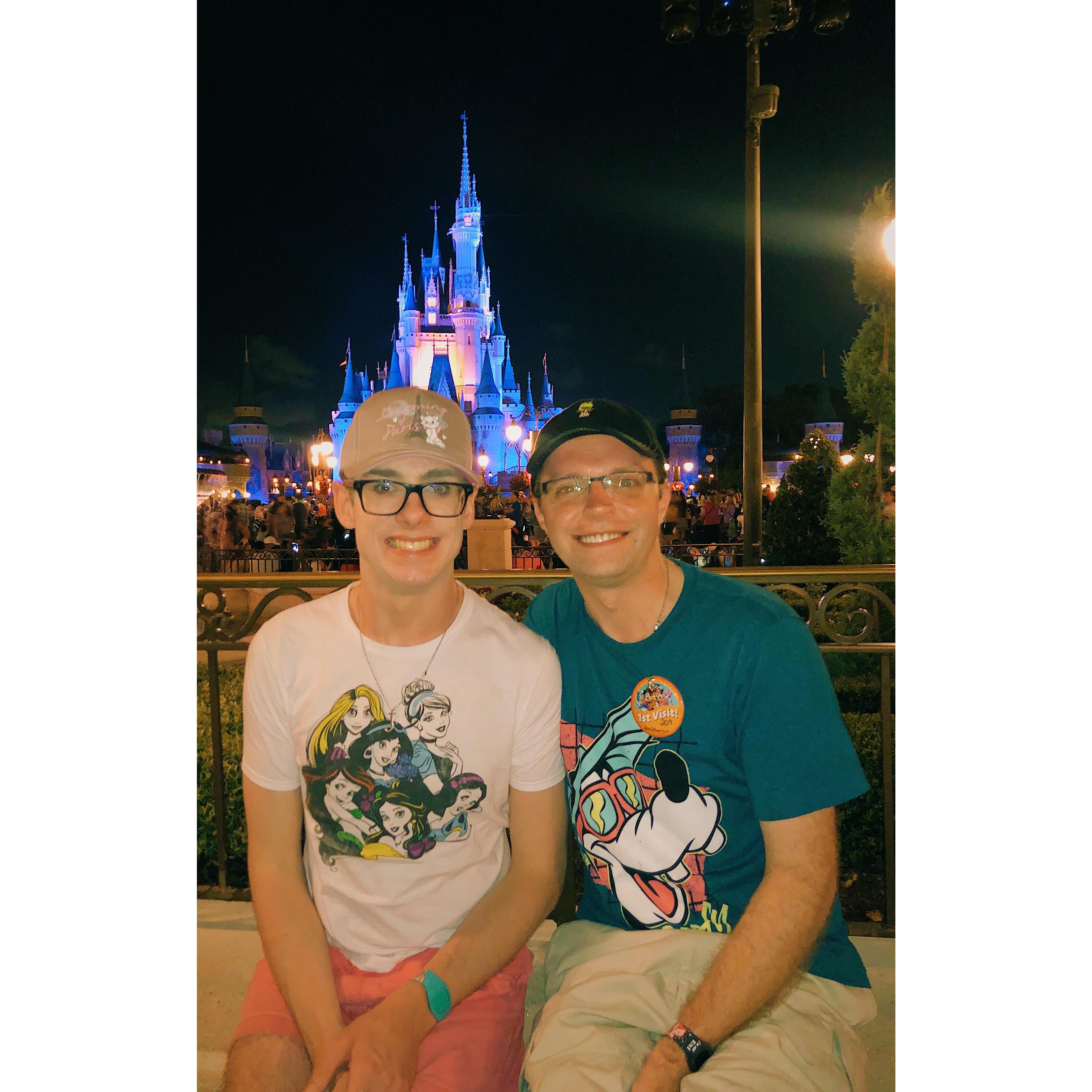 Seeing Cinderella Castle lit up is the perfect way to end any night!