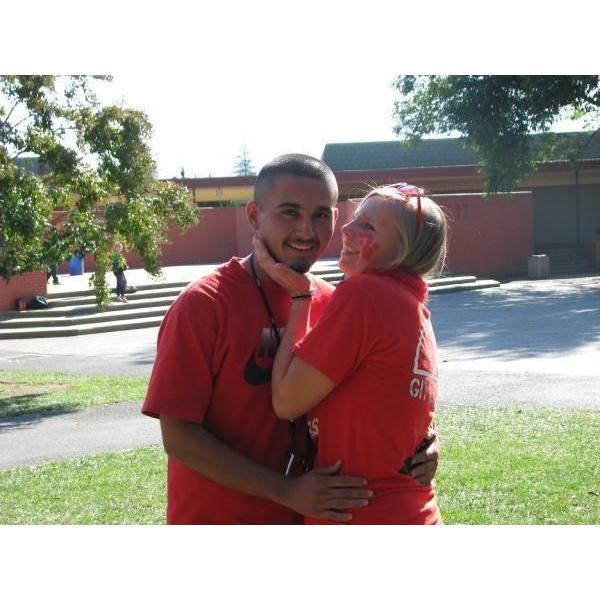 Senior year, here they are during spirit week.