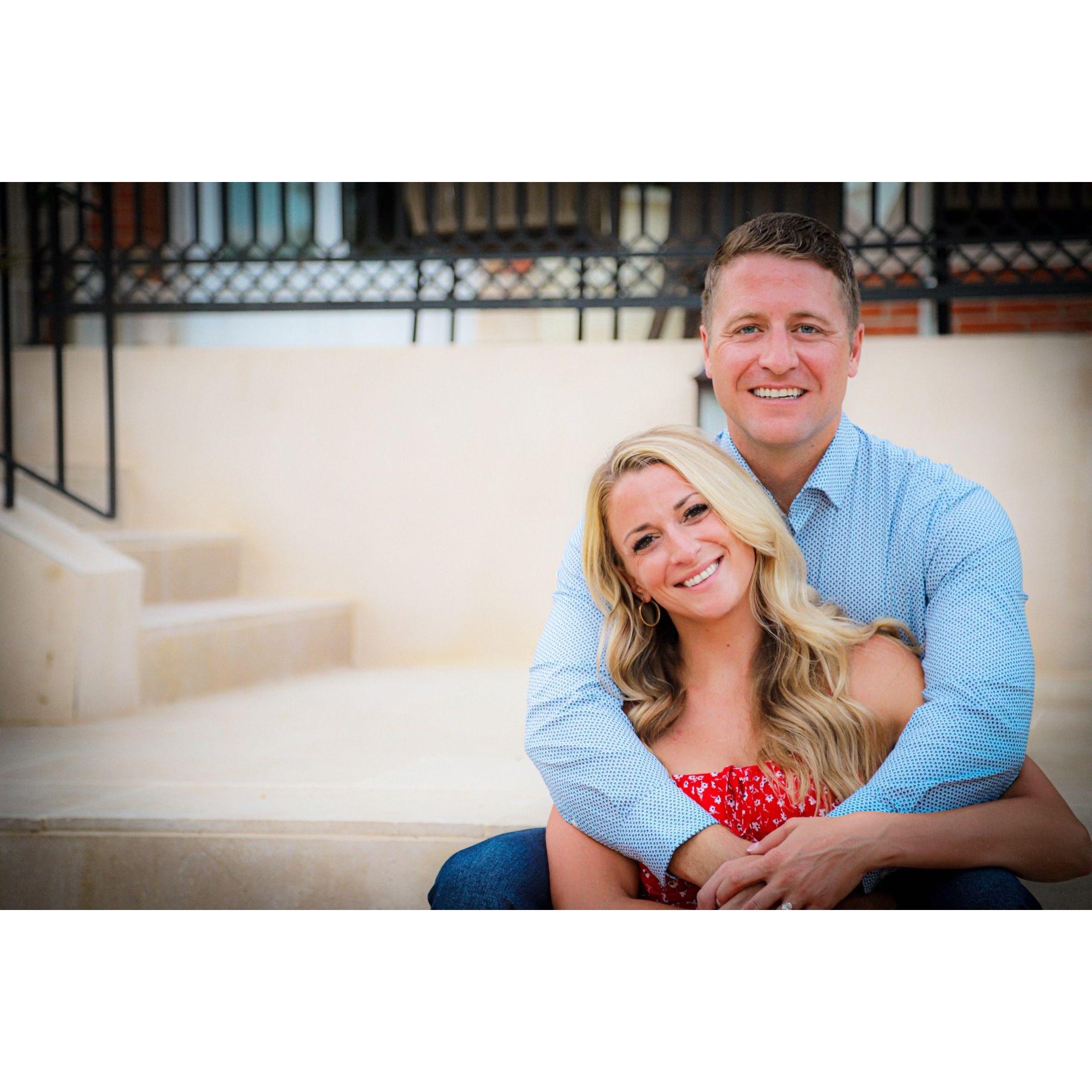 During our trip to France in August for a wedding, Jacob hired a photographer to surprise Jordan with an engagement photo shoot.