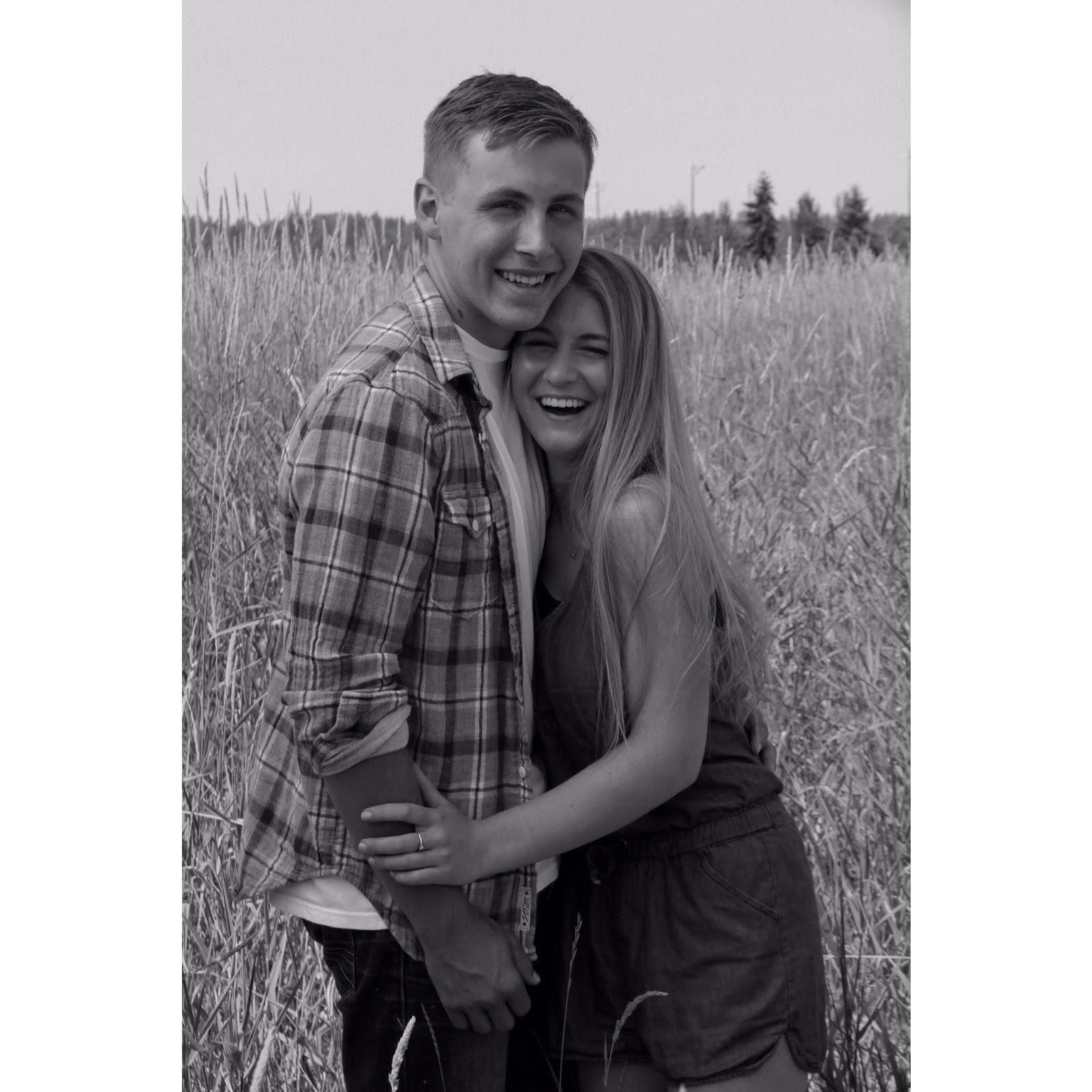 On of my all time favorite photos of us, July 2017.