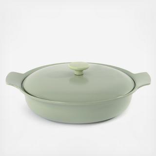 Ron Cast Iron Covered Deep Pan