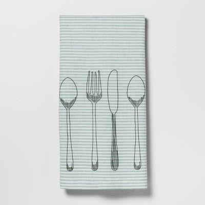 Utensils Kitchen Towel Aqua - Threshold™