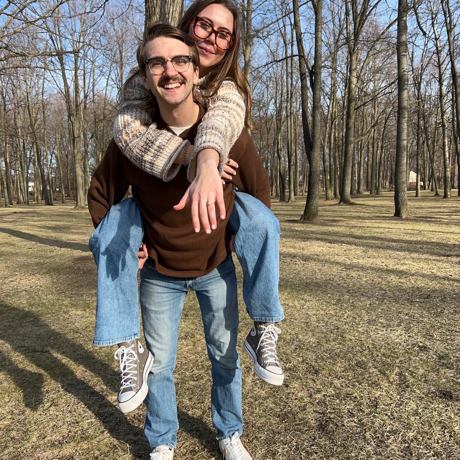 Engagement announcement photo!