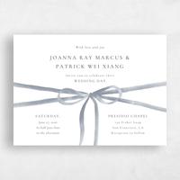Blue Wedding Invitation - Brunate Landscape