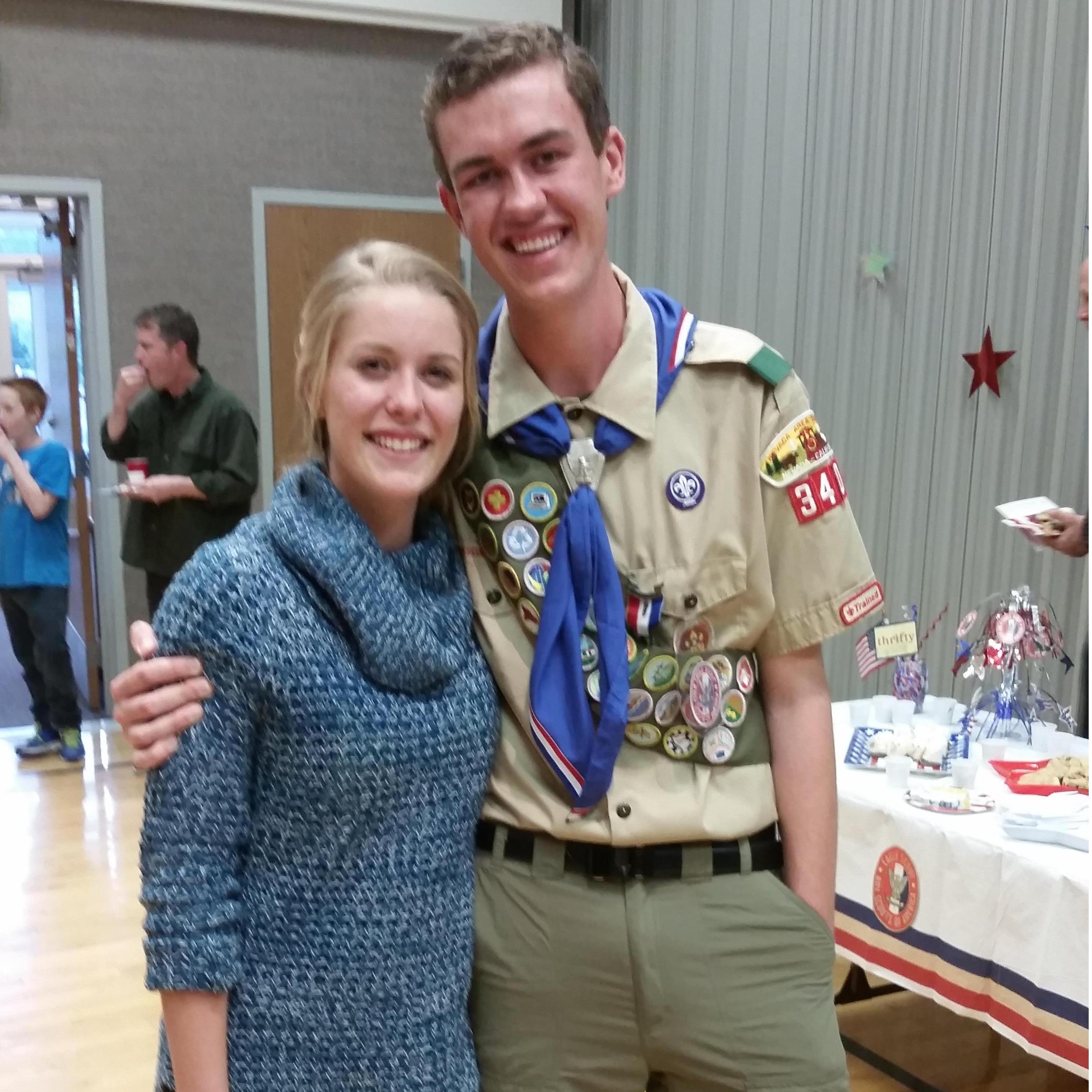 2016 (Landon's Eagle Scout/Amy meets Landon's parents)