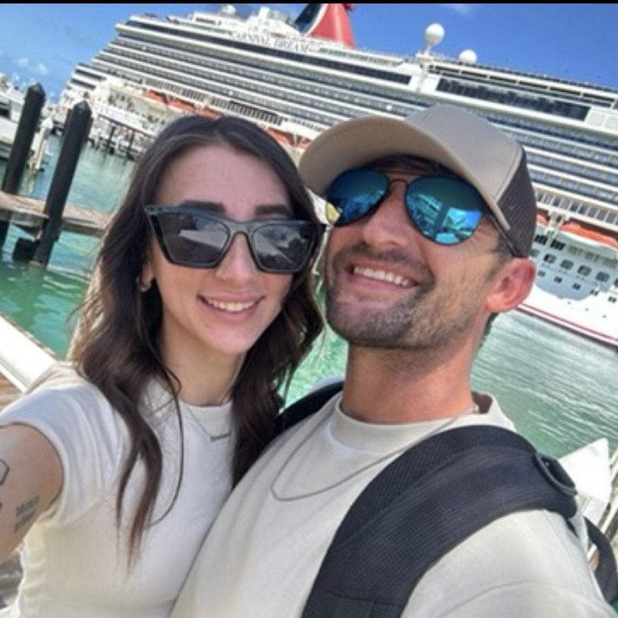 Our fiance cruise.