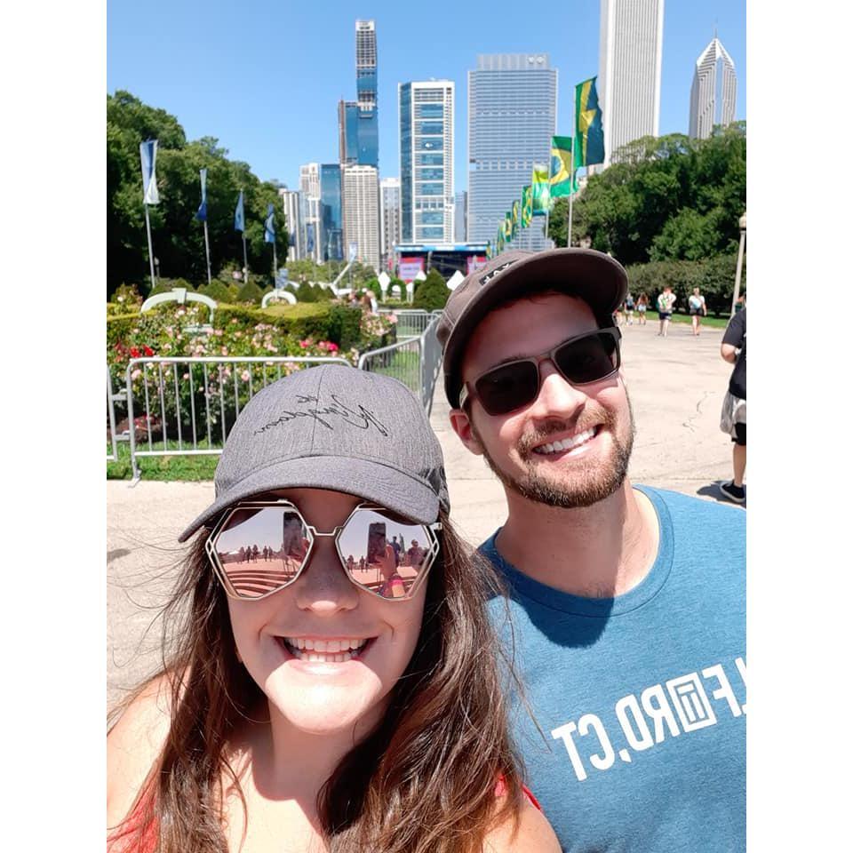 Our first trip to Chicago.