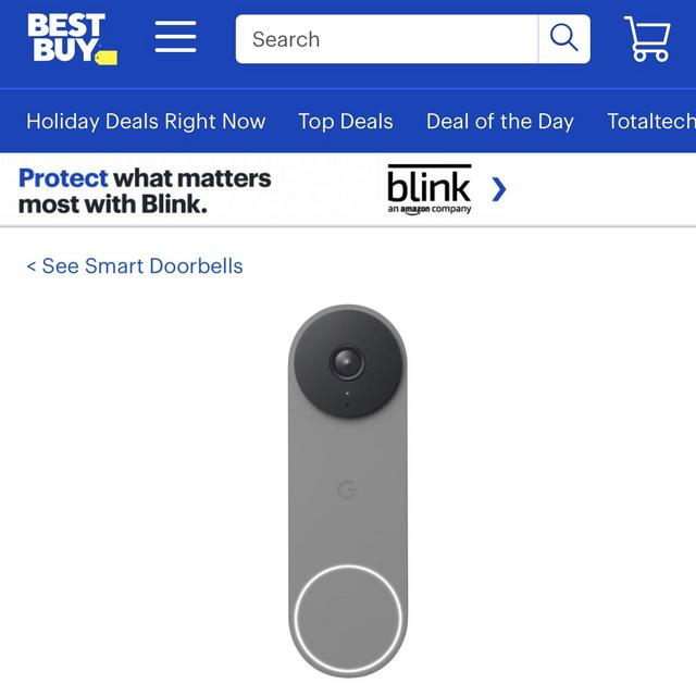 Nest door bell