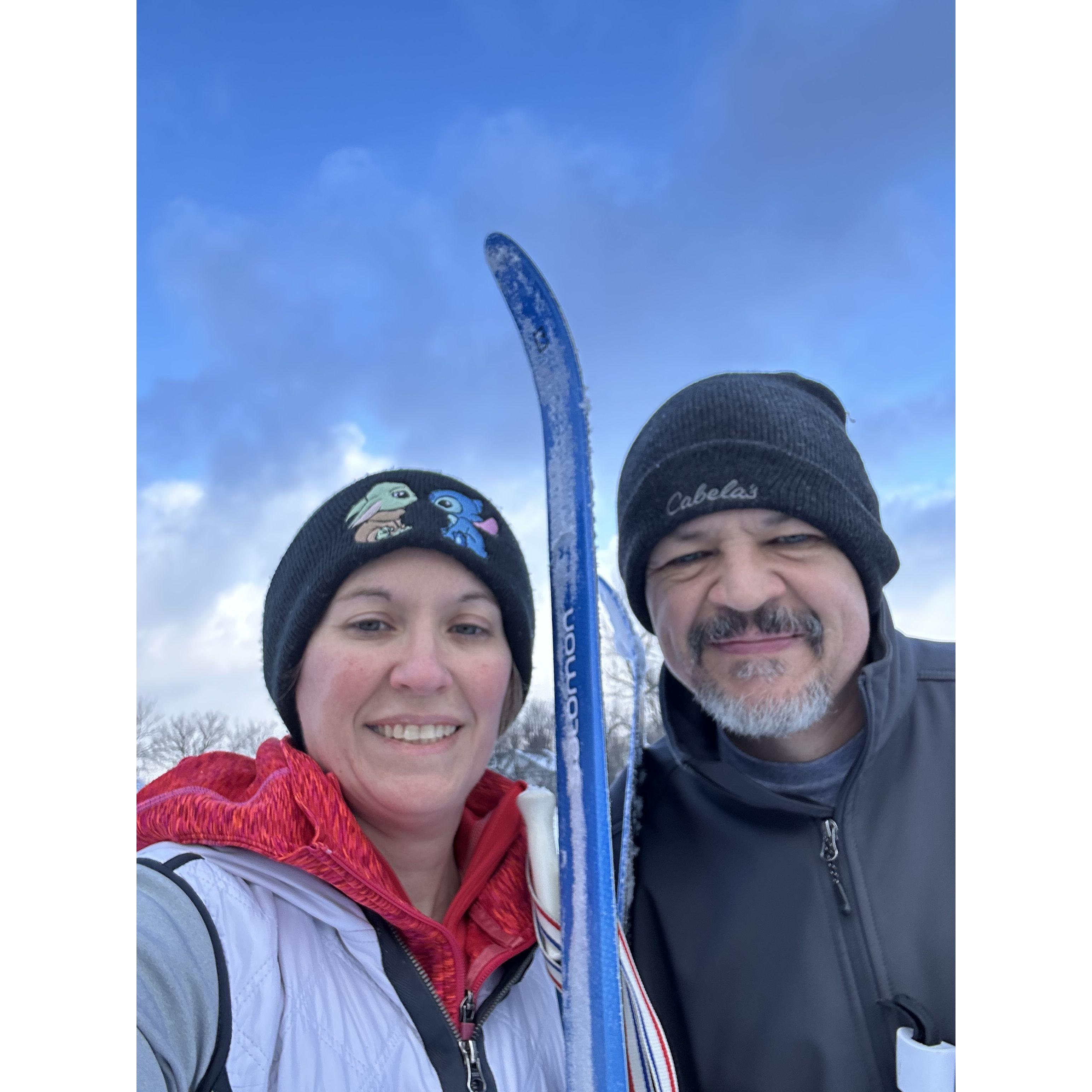 Cross country skiing