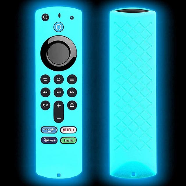 Firestick Remote Cover, Firetv Remote Case,Firestickremote TV Remote Skin Sleeve Glow in The Dark Sky Blue