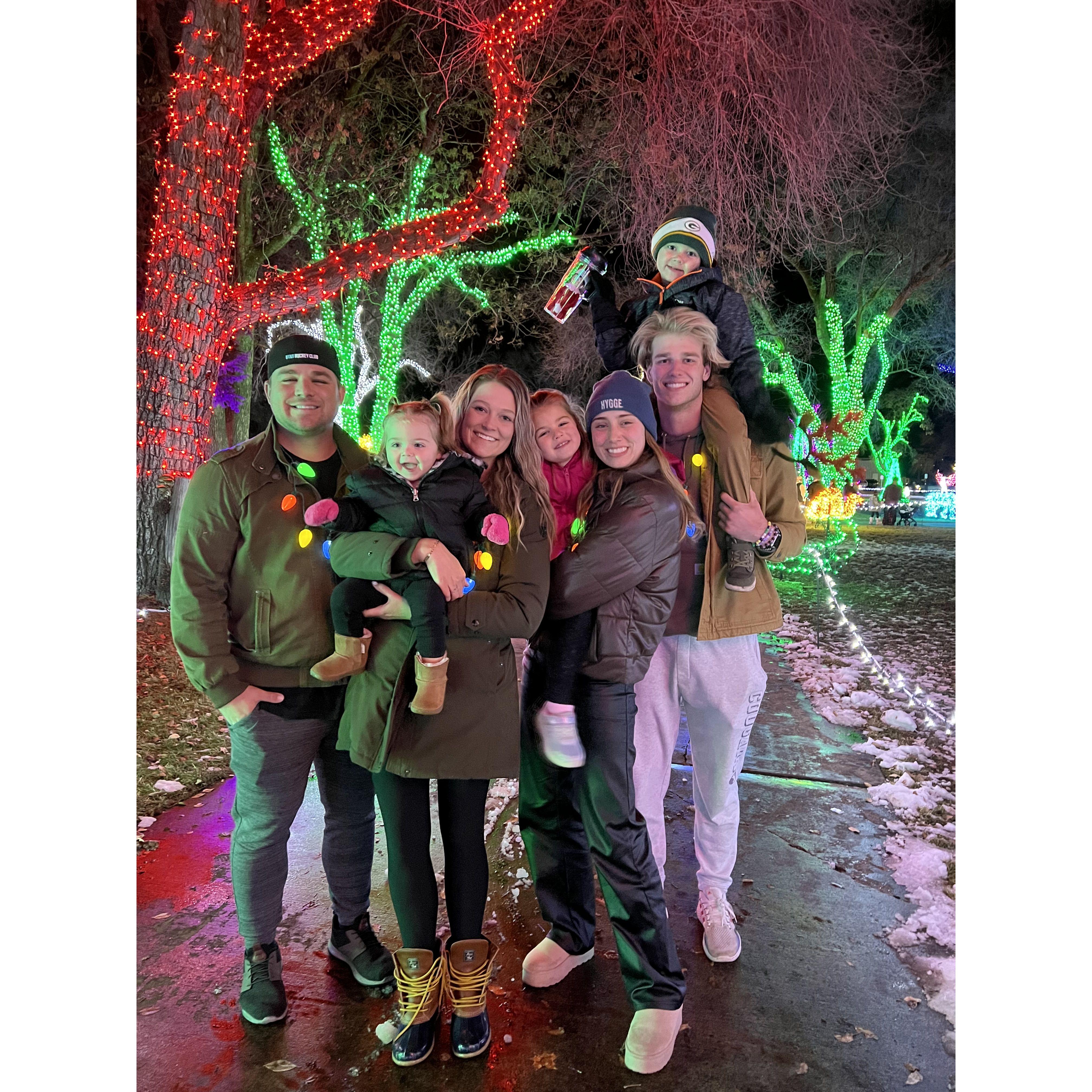 Layton Lights with the kiddos