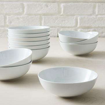 White Porcelain Bowls -Set of 12